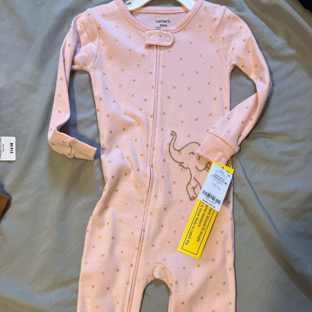 24 months footed pjs